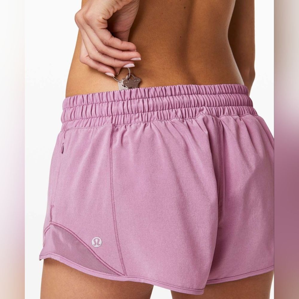 Lululemon Hotty Hot Short II 2.5" Jubilee Pink Purple Mauve Size 10 NWT